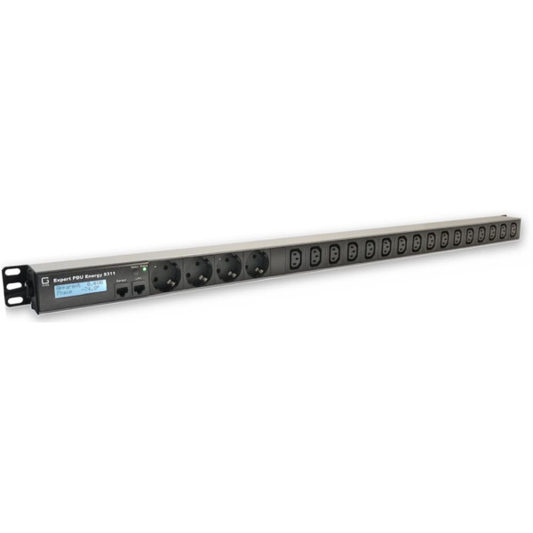 Expert PDU Energy 8311-13 IP Power Distribution Unit mit 16x IEC C13 und 4x Schuko Lastausgängen von Gude