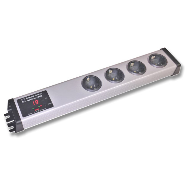 Expert Power Control 1202-1 4-fach schaltbare Steckerleiste mit Schuko F Ports von Gude.