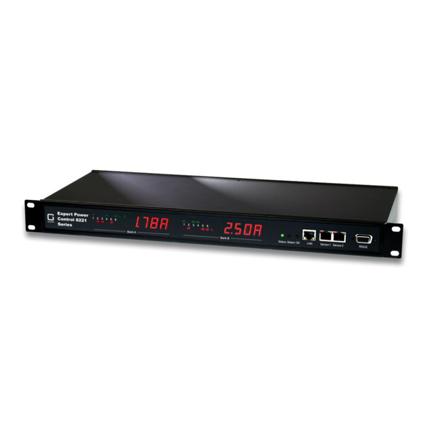 Expert Power Control 8221-1 Steckerleiste von Gude mit Schaltung und Messung pro Bank.