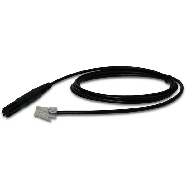 Dualsensor für Temperatur und Luftfeuchtigkeit von Gude mit RJ-45 Sensoranschluss.