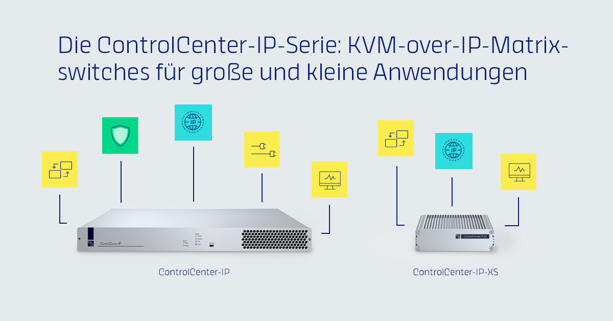 Vergleich ControlCenter-IP mit ControlCenter-IP-XS