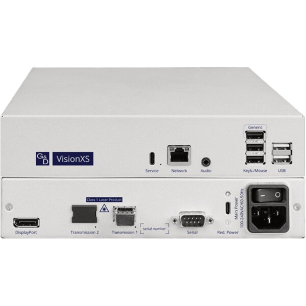 VisionXS-CON-F(S)-DP-HR-DT 2.0 Guntermann & Drunck DisplayPort KVM Extender über Glasfaser
