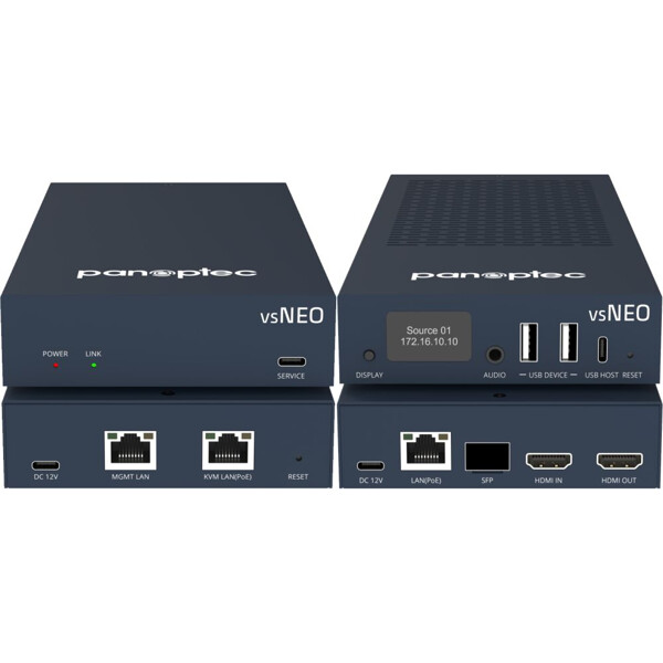 vsNEO Guntermann und Drunck Zero-Config KVM-over-IP Plattform