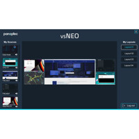 OSD Dashboard eines vsNEO-link AVoIP KVM Transceiver von Guntermann und Drunck