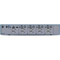 DK42PHU-4 4-Port Dual-Head Secure PP4.0 KVM Switch von High Sec Labs von hinten