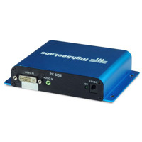 Computerseite des HSV100I Secure Audio und Video Isolators von High Sec Labs.