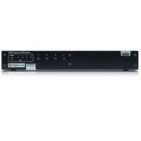 Vorderseite mit Druckknöpfen des K204E Secure KVM Switches von High Sec Labs.