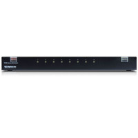 Vorderseite mit Status-LEDs des K308 Secure KM Switch mit 8 Ports von High Sec Labs.