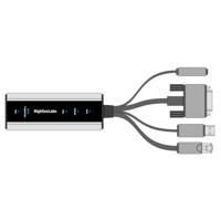 TX Seite des KE1X DVI, RS232, Infrarot und Ethernet Extenders von High Sec Labs.