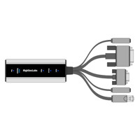 RX Teil des KE1X DVI, RS232 Infrarot und Ethernet Extenders von High Sec Labs.