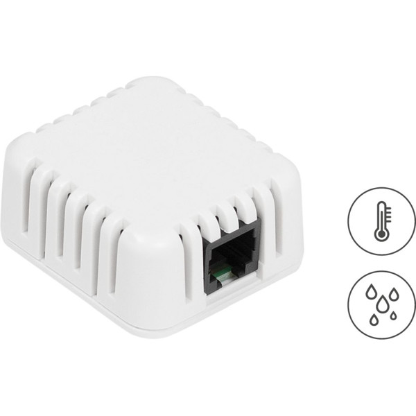 HTemp HomeBox Temperatur-/Luftfeuchigkeitssensor mit einem 1-Wire RJ11 Port von HW group