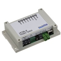HWg-ER02b von HW group verbindet digitale In- & Outputs und einen full RS-232 Serial Port mit dem Netzwerk.