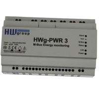 HWg-PWR3 misst den Energieberbrauch auf 3 Messgeräten und berechnet Kosten. Warnung via E-Mail, SNMP Trap oder SMS.