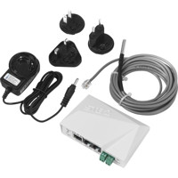 HWg-STE2-R2 WiFi/Ethernet Thermo-/Hygromerter mit 2x DI und bis zu 5x 1-Wire und 1-Wire UNI Sensoren von HW group Lieferung