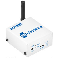 NB-2x1Wire NB-IoT Sensor für die Verbindung mit 1-Wire und 1-Wire UNI Sonden von HW group Front