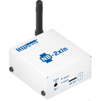 NB-2xIn NB-IoT Sensor für das Überwachen von 2x digitalen Inputs von HW group Front