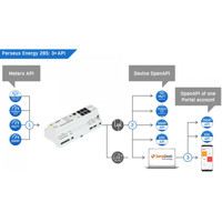 APIs der Perseus Energy 285 LAN/LTE Monitoring Lösung für Hutschienen Montage von HW group