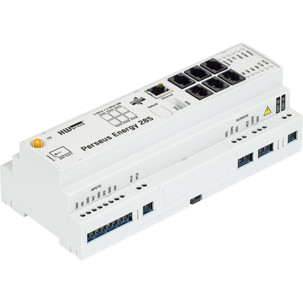 Perseus Energy 285 HW group LAN/LTE Monitoring Lösung für Hutschienen Montage