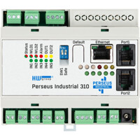 Perseus Industrial 310 industrielle LAN Monitoring- und Kontrolleinheit von HW group von vorne Perseus Industrial 310 HW group industrielle LAN Monitoring- und Kontrolleinheit von vorne