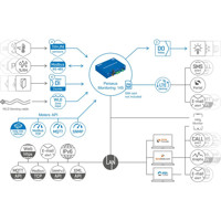 Perseus Monitoring 145 Sensor Monitoring Plattform von HW group Funktionsdiagramm