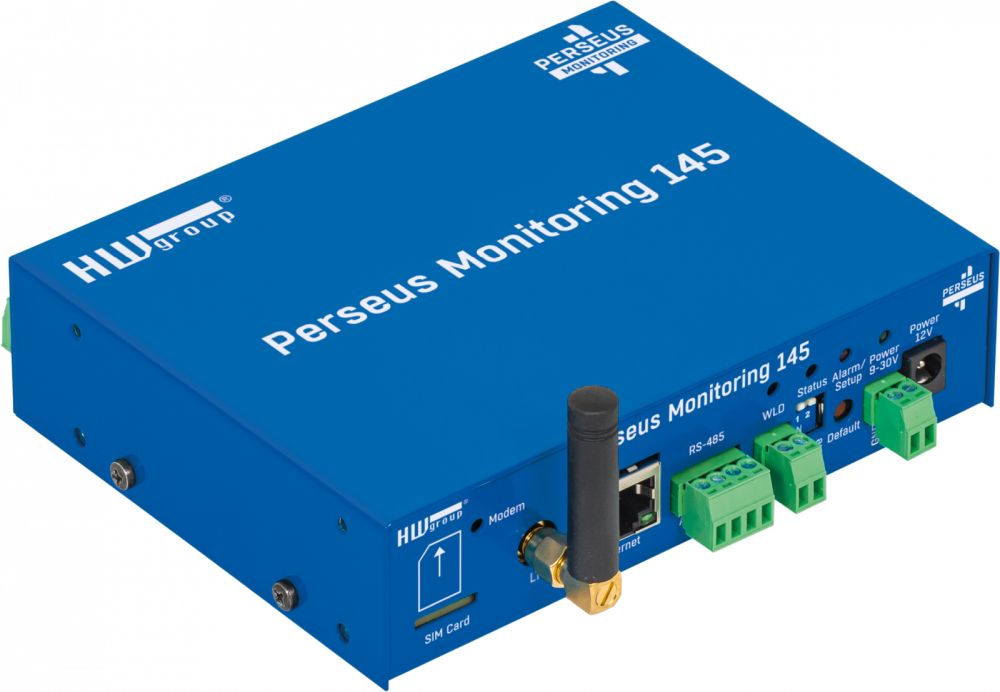 Perseus Monitoring 145 Sensor Monitoring Plattform von HW group