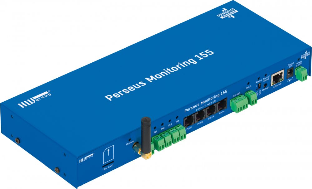 Perseus Monitoring 155 Standalone Remote Monitoring Plattform von HW group