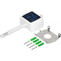 RTU-HTemp Display HW group Temperatur und Luftfeuchte Sensor mit Montagehalterung