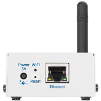 SD-2xIn Überwachungslösung mit 2 digitalen Eingängen, Ethernet, PoE und WIFI von HW Group von hinten