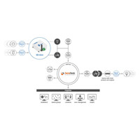 SD-2xIn Überwachungslösung mit 2 digitalen Eingängen, Ethernet, PoE und WIFI von HW Group SensDesk