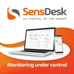 SensDesk Banner - Monitoring under control