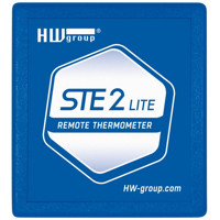 STE2 LITE kompakte Monitoring Lösung für externe 1-Wire Sensoren von HW group von oben