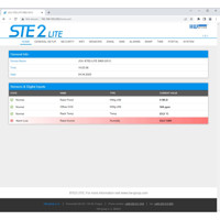STE2 LITE kompakte Monitoring Lösung für externe 1-Wire Sensoren von HW group Web User Interface