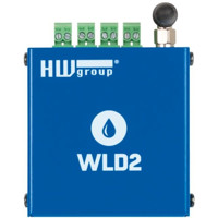 WLD2 Wasserdetektor mit 4x Sensorkabeln, WiFi und Ethernet für Leckageüberwachung von HW Group von oben