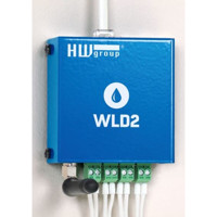 WLD2 Wasserdetektor mit 4x Sensorkabeln, WiFi und Ethernet für Leckageüberwachung von HW Group Wand