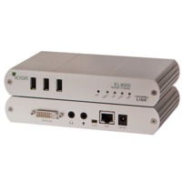 EL4500 von Icron ist ein USB & DVI KVM Extender über CAT 5e oder LAN.