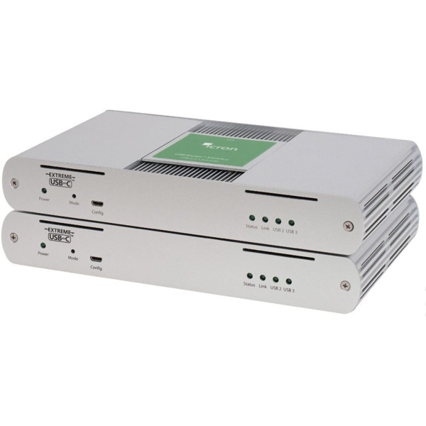 Icron USB 3-2-1 Raven 3104 Pro 4-Port USB 3.2 Extender mit einer Reichweite von 100m über CAT 6a/7 von Icron