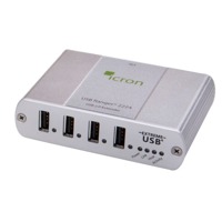USB 2.0 Ranger 2244 von Icron ist ein 4 Port USB Extender über Glasfaser auf bis zu 10km