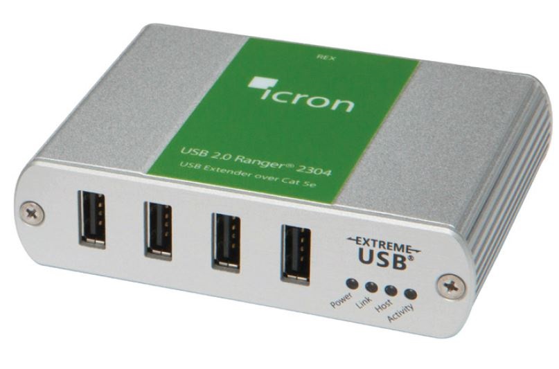 00-00348 - Icron USB 2.0 Ranger USB Extender 4 Port CAT 5e 100m