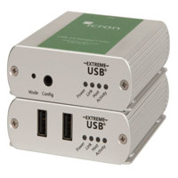 USB 2.0 Ranger 2312 2 Port USB Verlängerung über Kat. 5e/6/7 auf 100m.