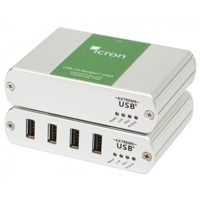 USB 2.0 Ranger 2344 4 Port USB Extender über Singlemode Glasfaser auf 10km von Icron.