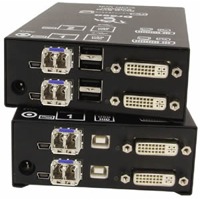 Draco Compact Ihse DVI USB KVM Extender CATx Glasfaser