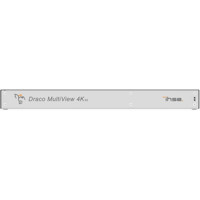 Draco Multiview 4K60 Multiviewer für das Darstellen von bis zu 4 Single- oder Dual-Head Signalen von Ihse Front