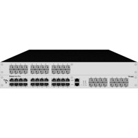 K480-C24F40 Hybrid KVM Matrix Switch mit CATx und Glasfaser Anschlüssen von IHSE