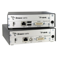 Draco ultra Dual-Head/Dual-Link 4k DVI KVM Extender über CATx oder Glasfaser von Ihse.