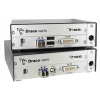 Draco vario Dual-Head/Dual Link Ihse Dual Head Dual Link DVI KVM USB Extender CATx Glasfaser