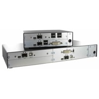 Draco vario DVI Ihse DVI KVM USB Audio RS232 Extender über CATx und Glasfaser