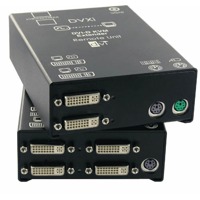 DVXi/ET Ihse DVI KVM Extender über CATx und Glasfaser DVI-D Video, USB, PS/2, USB 2.0, Audio, RS232