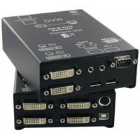 DVXi/ET Ihse DVI KVM Extender über CATx und Glasfaser DVI-D Video, USB, PS/2, USB 2.0, Audio, RS232
