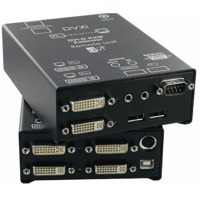 DVXi/ET Ihse DVI KVM Extender über CATx und Glasfaser DVI-D Video, USB, PS/2, USB 2.0, Audio, RS232