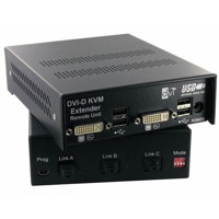 DXXi Ihse Dual Head / Dual Link DVI KVM Extender über MultiMode LWL Glasfaser Fiber Optic